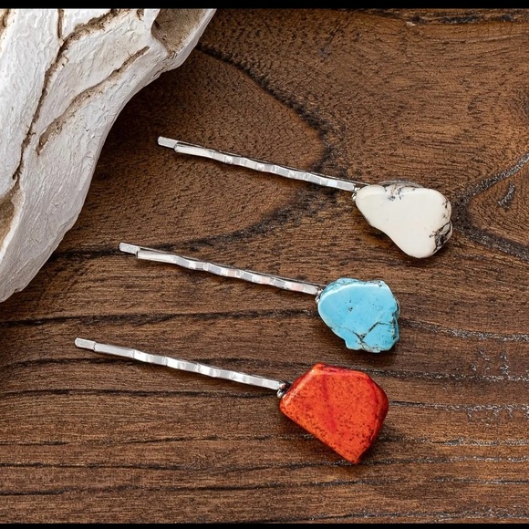 Accessories - Stone Hair Pins Set